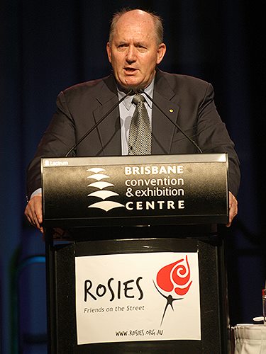 Major General Peter Cosgrove AC MC speaking at the Rosies Gala Dinner, 2005