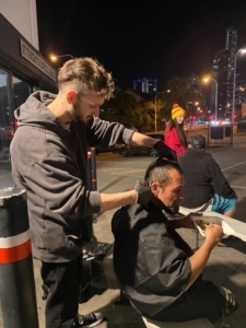 Haircut and a feed