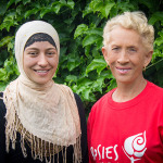 Aisha Abdallah with Logan branch Coordinator Margaret Harvey
